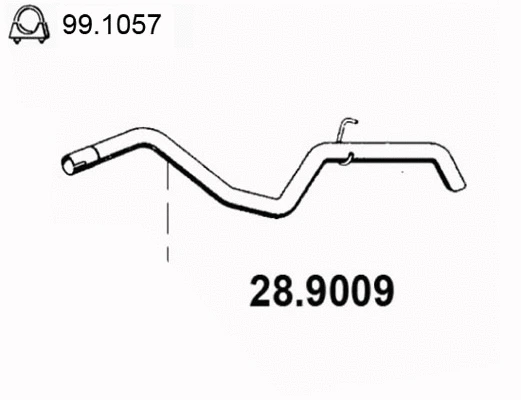 Exhaust Pipe (28.9009)