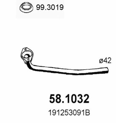 Exhaust Pipe (58.1032)