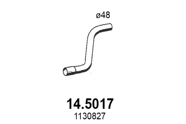 Exhaust Pipe (14.5017)