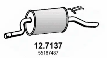 Rear Muffler (12.7137)