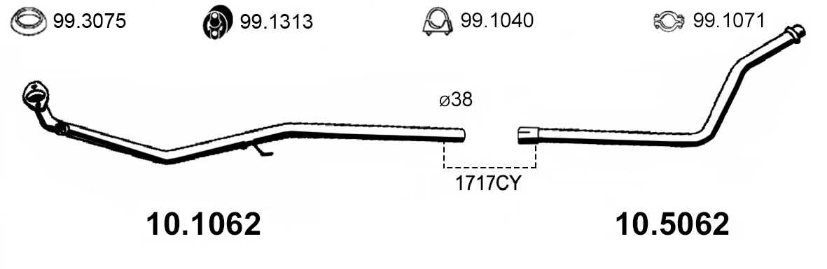 Exhaust Pipe (10.5062)