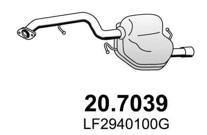 Rear Muffler (20.7039)