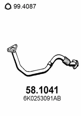 Exhaust Pipe (58.1041)