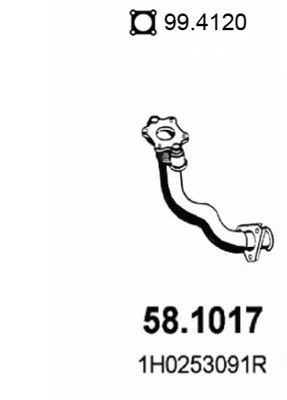 Exhaust Pipe (58.1017)