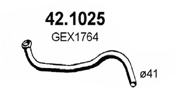Exhaust Pipe (42.1025)