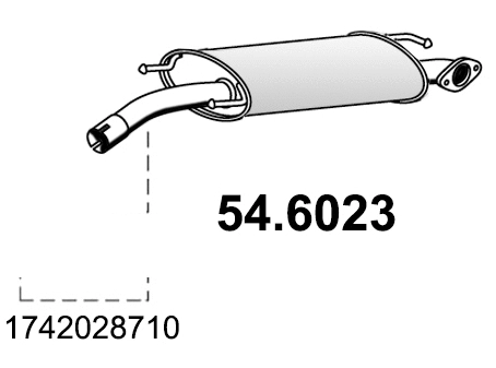 Centre Muffler (54.6023)