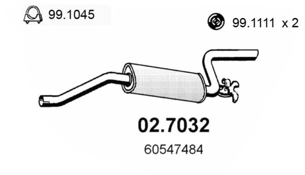 Rear Muffler (02.7032)