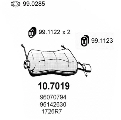 Rear Muffler (10.7019)