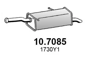 Rear Muffler (10.7085)