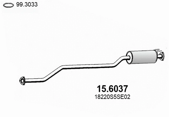 Centre Muffler (15.6037)