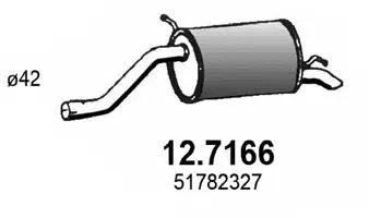 Rear Muffler (12.7166)