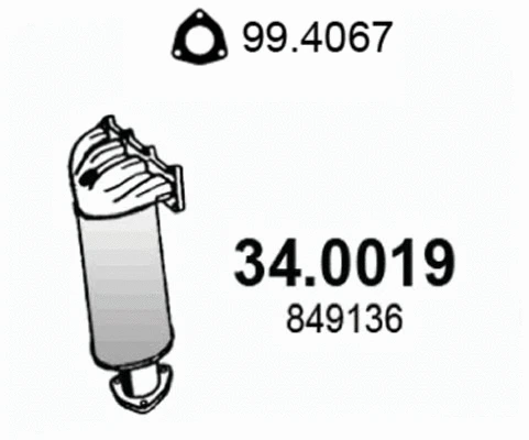Catalytic Converter (34.0019)