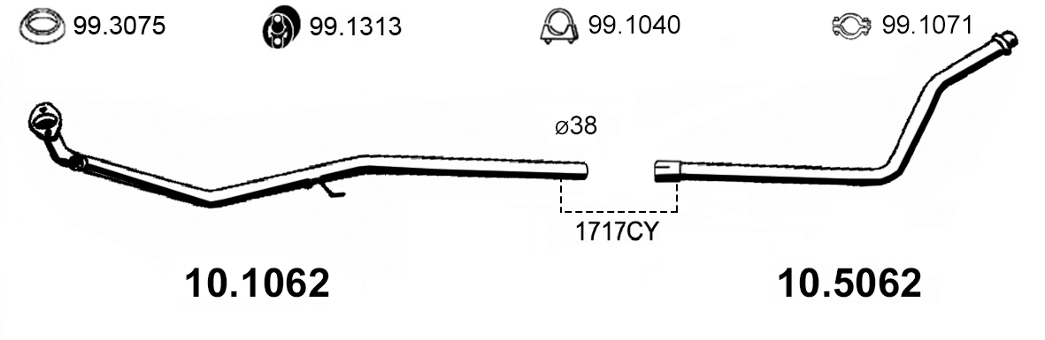 Exhaust Pipe (10.1062)