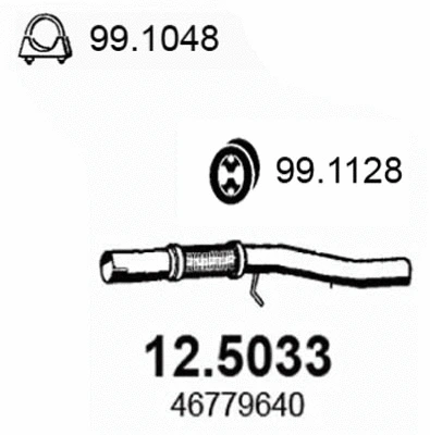 Exhaust Pipe (12.5033)