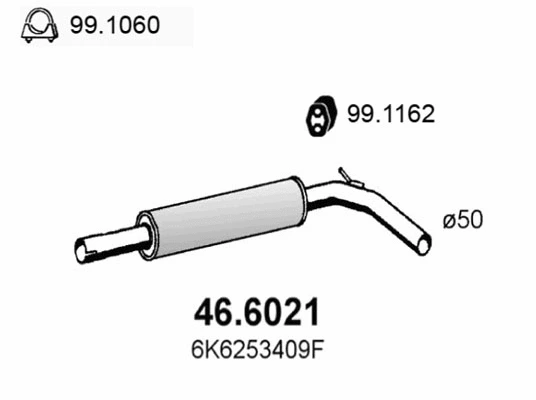Centre Muffler (46.6021)