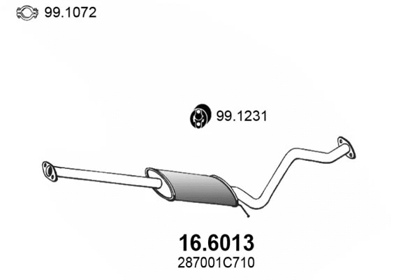 Centre Muffler (16.6013)