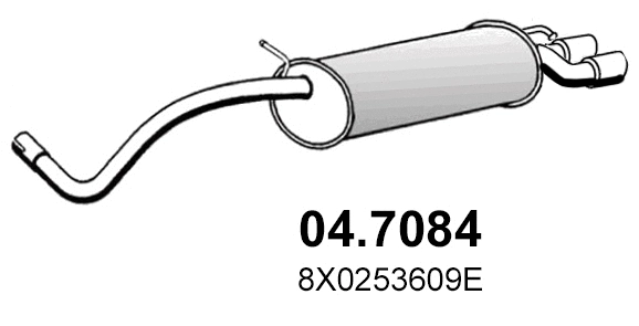 Rear Muffler (04.7084)