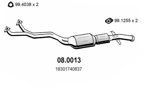 Catalytic Converter (08.0013)