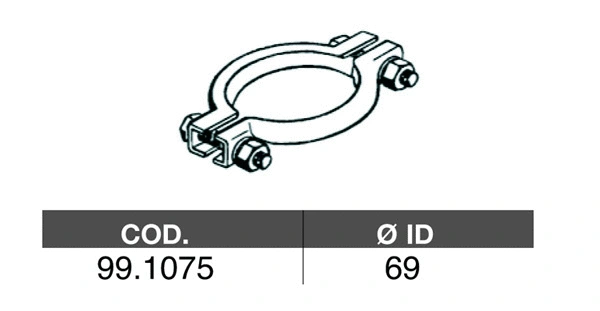 Pipe Connector, exhaust system (99.1075)