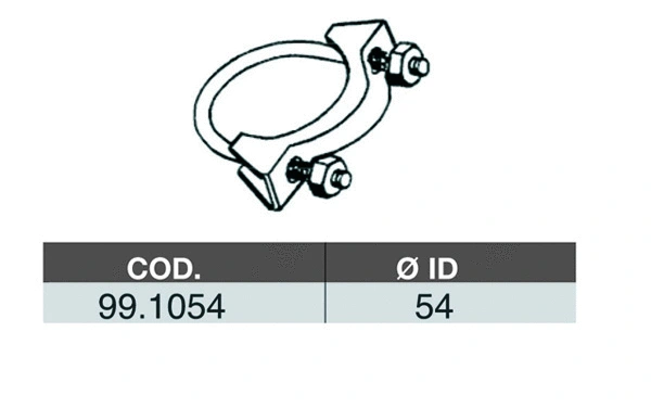 Pipe Connector, exhaust system (99.1054)