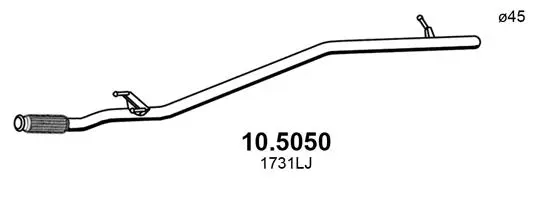 Exhaust Pipe (10.5050)