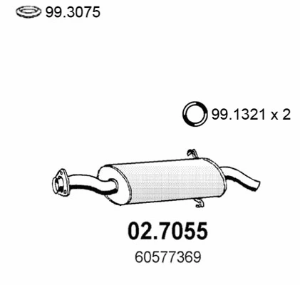 Rear Muffler (02.7055)