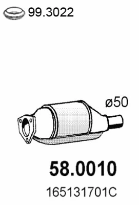 Catalytic Converter (58.0010)
