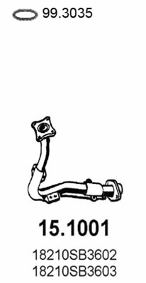 Exhaust Pipe (15.1001)