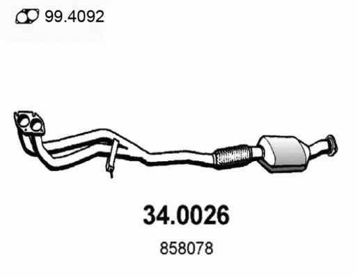 Catalytic Converter (34.0026)