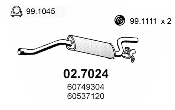 Rear Muffler (02.7024)