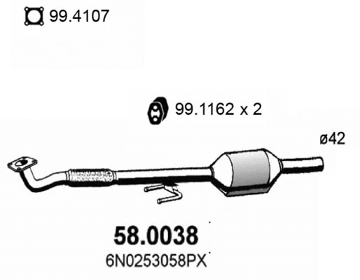 Catalytic Converter (58.0038)