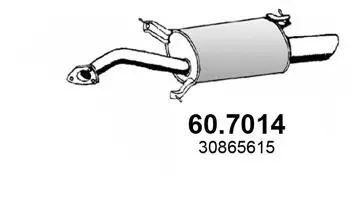 Rear Muffler (60.7014)