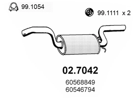 Rear Muffler (02.7042)