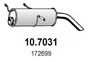 Rear Muffler (10.7031)