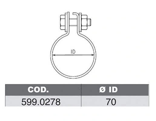 Mounting Kit, muffler (599.0278)