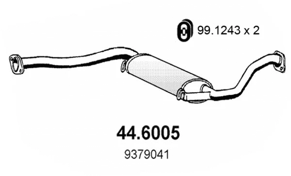 Centre Muffler (44.6005)