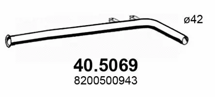 Exhaust Pipe (40.5069)