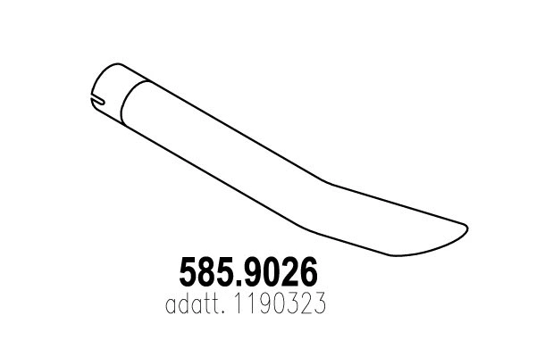 Exhaust Pipe (585.9026)