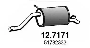 Rear Muffler (12.7171)