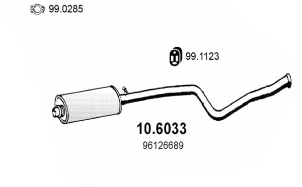 Centre Muffler (10.6033)