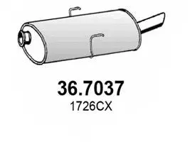 Rear Muffler (36.7037)