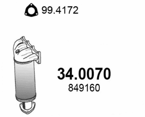Catalytic Converter (34.0070)