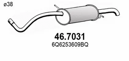 Rear Muffler (46.7031)