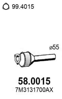 Catalytic Converter (58.0015)