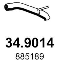 Exhaust Pipe (34.9014)