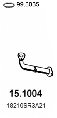 Exhaust Pipe (15.1004)