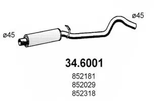 Centre Muffler (34.6001)