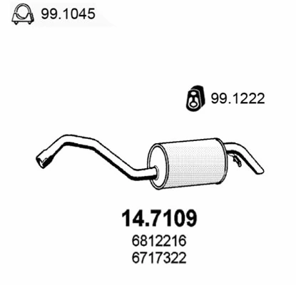 Rear Muffler (14.7109)