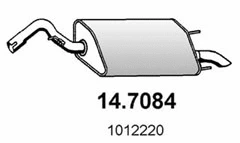 Rear Muffler (14.7084)