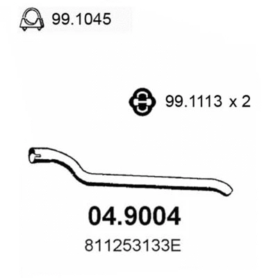 Exhaust Pipe (04.9004)